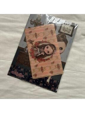 Axes Femme x Blythe doll pink floral clear files set of 2